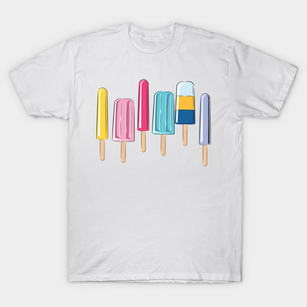 Popsicle Parade T-Shirt by Jonathan Wightman